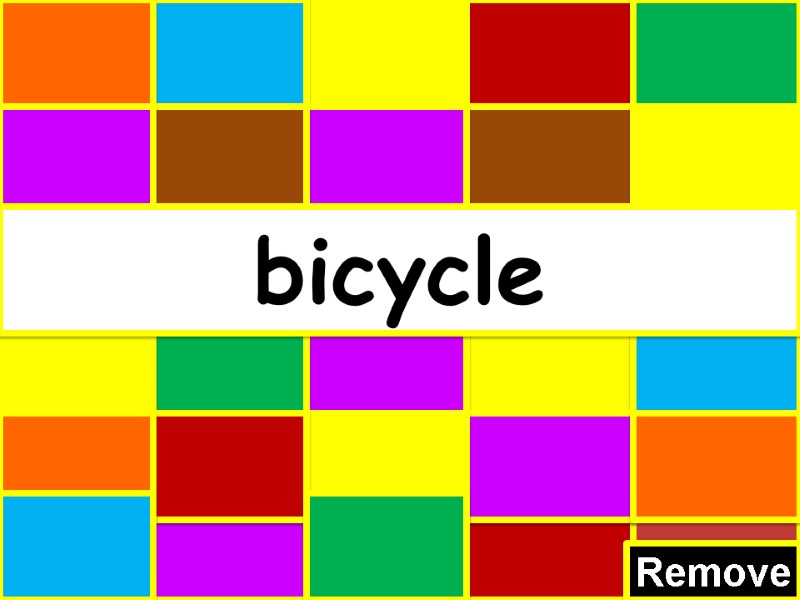 Remove bicycle